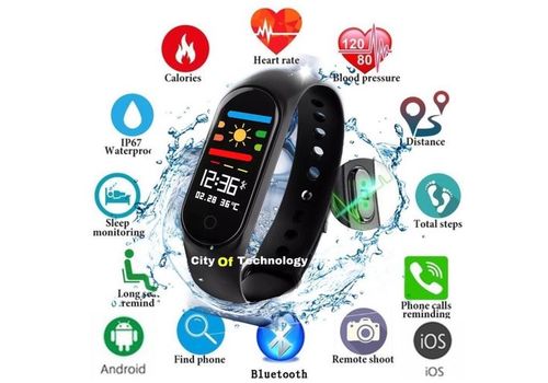 M3S bracelet intelligent bracelet bluetooth moniteur de fréquence cardiaque Smartband traqueur fitness podomètre intelligent Bracelet pour Android IO au meilleur prix au Maroc