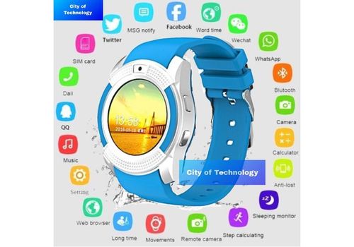 Smart Watch V8 Noir AA version internationale Appel -message -bluetooth V20 au meilleur prix au Maroc