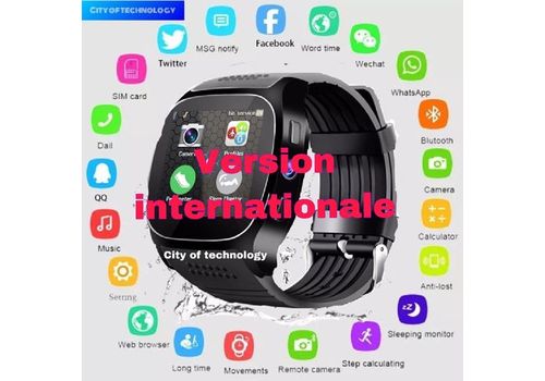 Smart Watch V20 Noir au meilleur prix au Maroc