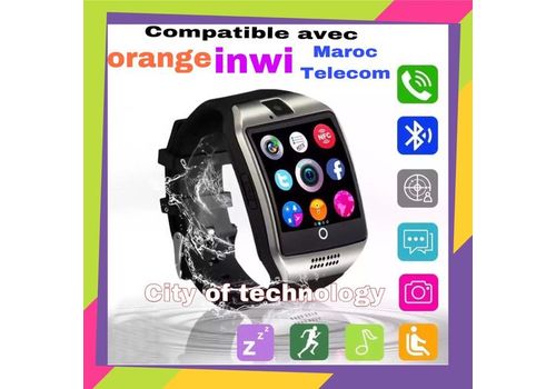 SMART WATCH Q18 Montre Intelligente au meilleur prix au Maroc