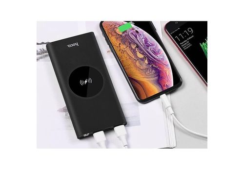 power bank sans fil banque de puissance mobile 10000mah original-noir au meilleur prix au Maroc