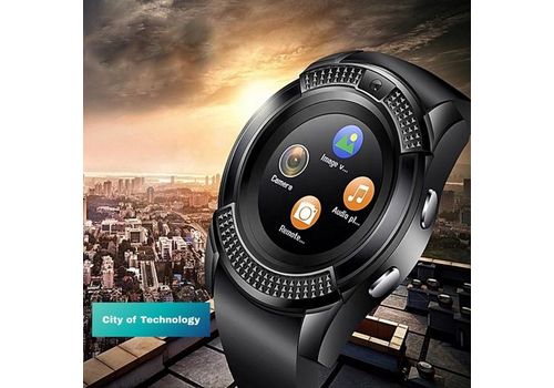 Smart watch V8  v20 Noir au meilleur prix au Maroc