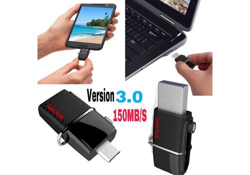 Clé Usb 3.0 À Double Connectique Ultra - 32GB - Noir au meilleur prix au Maroc