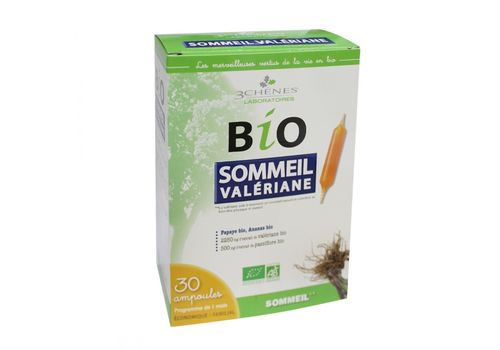 3 chênes Bio Sommeil Valériane 30 Ampoules au meilleur prix au Maroc
