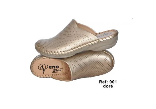 Sabot Médical Femme plat DORE au meilleur prix au Maroc