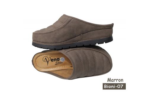 Sabot Médicale Femme "VenoShoes" boini Daim MARRON au meilleur prix au Maroc