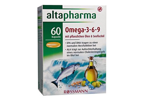 Altapharma Omega 3-6-9 60 Gélules au meilleur prix au Maroc