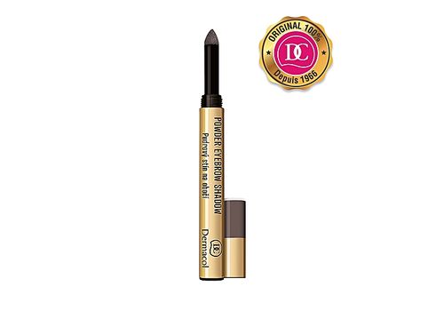 Dermacol Powder eyebrow shadow - Marron foncé au meilleur prix au Maroc