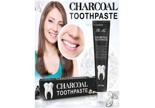 Dentifrice blancheur au charbon actif et la poudre des perles 100g au meilleur prix au Maroc