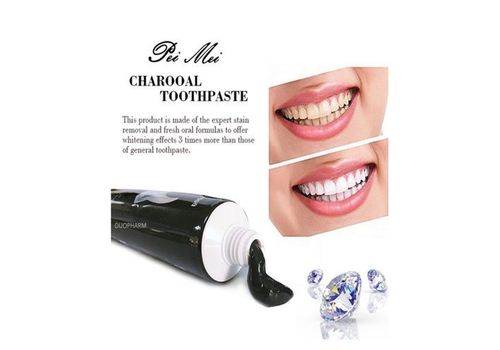 Dentifrice blancheur au charbon actif et la poudre des perles 100g au meilleur prix au Maroc