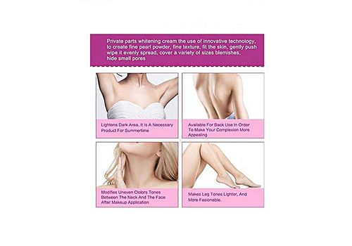 Aichun beauty Creme blanchissante naturelle pour les aisselles, creme desodorisant eclaircissante pour les aisselles, creme pour le corps, aisselles les jambes, les genoux, les zones sensibles au meilleur prix au Maroc