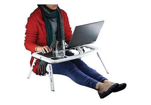 MZ.Lux Table pliable pour PC Portable Reglable avec Ventilateur de Refroidissement Integre au meilleur prix au Maroc