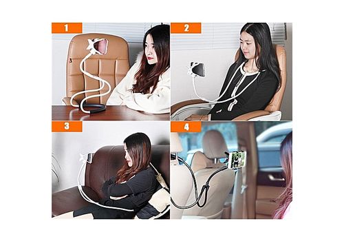 Support de telephone portable intelligent flexible universel forme Collier de cou reglable en plusieurs positions-MZ. LUX au meilleur prix au Maroc