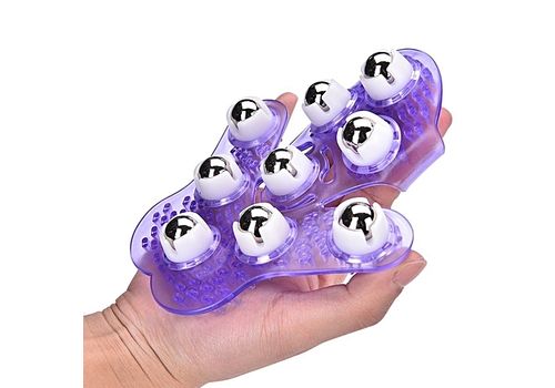 Gant de massage Masseurs a main avec 9 roulettes a rotation de 360¡ au meilleur prix au Maroc