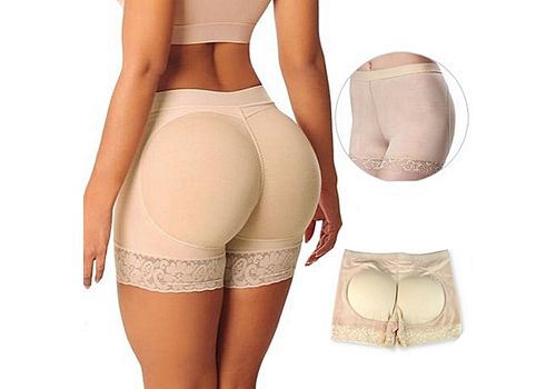 Short Sous-vetements moulants avec coussinets de fesses amovibles- Donne une forme attrayante et un ventre plat de qualite Superieure au meilleur prix au Maroc
