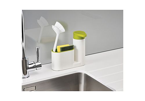 Ensemble de rangement d'evier - Boite de rangement brosse et distributeur savon -gain de place au meilleur prix au Maroc