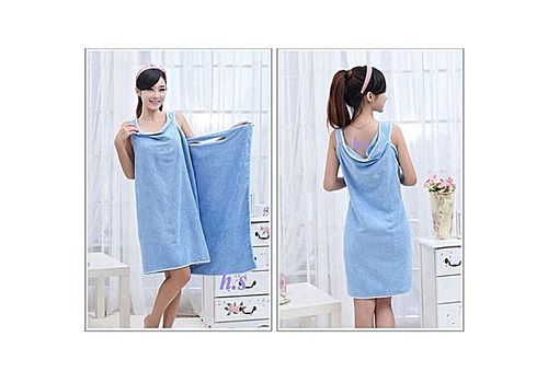 Robe Serviette de de bain plage ou piscine - Bleu au meilleur prix au Maroc