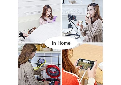 Support de telephone portable intelligent flexible universel forme Collier de cou reglable en plusieurs positions-MZ. LUX au meilleur prix au Maroc