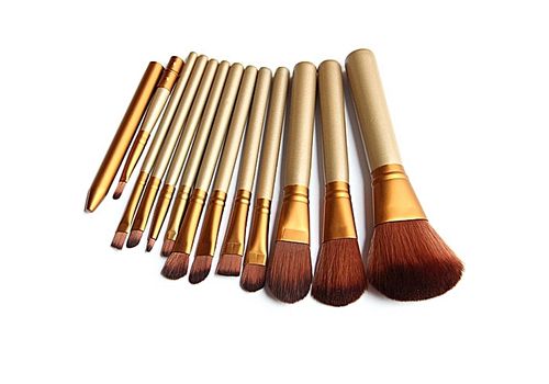 Pack 12 Pinceaux + 2 Sachet masque Noir carbone contre l'acne et les points noirs +1 Eponge pour l'application de fonds au meilleur prix au Maroc