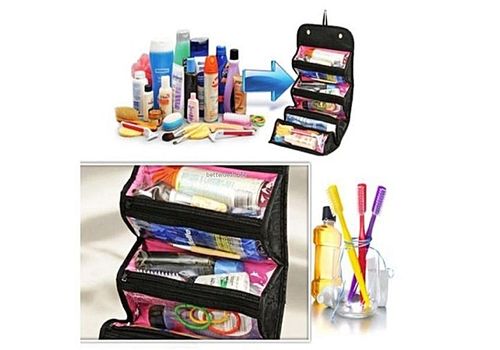 MZ.Lux Pack Cintre Multifonctionnel Pliable pour Foulards & Cravates+Sac ROLL-N-GO pour stocker produits cosmetiques et bijoux au meilleur prix au Maroc