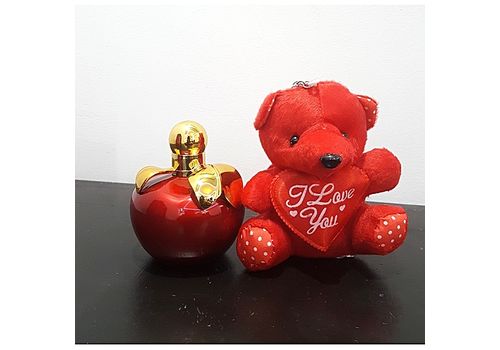 Coffret contient eau de parfum 100ML et peluche nounours au meilleur prix au Maroc