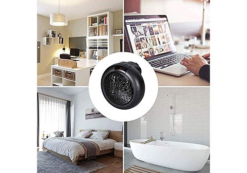 Mini chauffage electrique Puissant 900Watt- thermostat reglable ventilateur a air chaud avec afficheur numerique au meilleur prix au Maroc