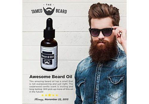 Beard Oil Huile de barbe 30ML- Hydrate & Stimule les poils - soin de visage pour homme au meilleur prix au Maroc