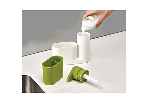 Ensemble de rangement d'evier - Boite de rangement brosse et distributeur savon -gain de place au meilleur prix au Maroc