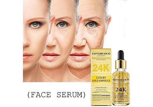 COVERCOCO COVERCOCO 24K - Ampoule de luxe en or solution de soin-Serum pour visage Hydratant Blanchissant Anti-acne Anti-Age Anti-Rides au meilleur prix au Maroc