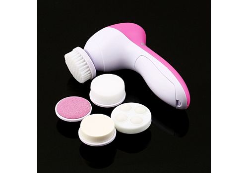 Brosse de nettoyage pour visage 5 en 1 -soins de la peau et massage au meilleur prix au Maroc