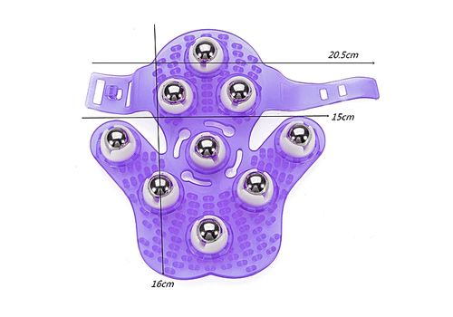 Gant de massage Masseurs a main avec 9 roulettes a rotation de 360¡ au meilleur prix au Maroc