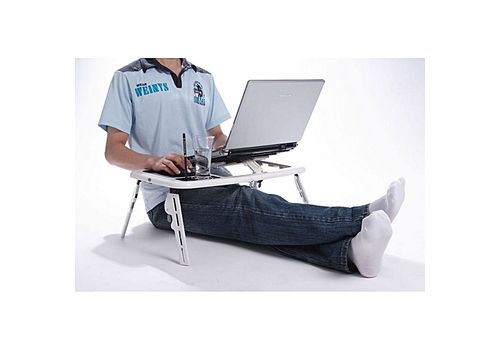MZ.Lux Table pliable pour PC Portable Reglable avec Ventilateur de Refroidissement Integre au meilleur prix au Maroc