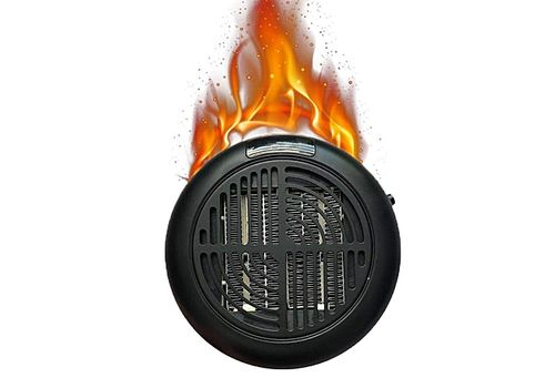 Mini chauffage electrique Puissant 900Watt- thermostat reglable ventilateur a air chaud avec afficheur numerique au meilleur prix au Maroc