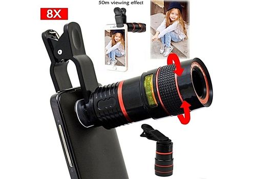 TELESCOPE TELEPHONE OBJECTIF 8X ZOOM POUR SMARTPHONES au meilleur prix au Maroc