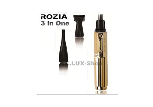 Rozia Tondeuse Sans fil 3 in 1 pour Nez /Oreilles et aussi cheveux et barbe- 3 tetes interchangeable au meilleur prix au Maroc