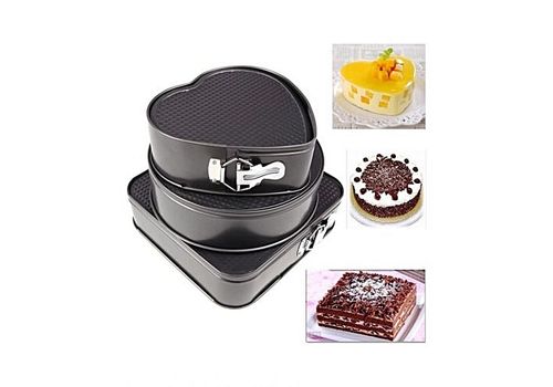 MZ.Lux Pack de 3 moules a gateaux au meilleur prix au Maroc