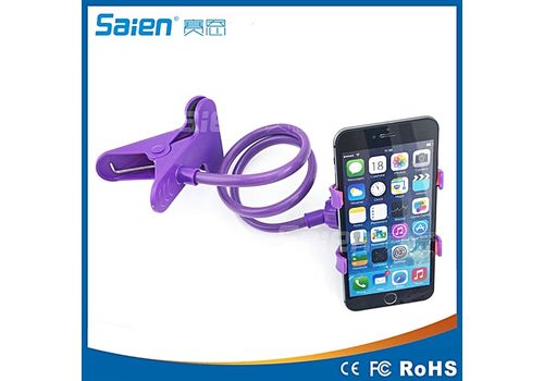Support Telephone Universal Flexible Rotatif 360¡- Mauve au meilleur prix au Maroc