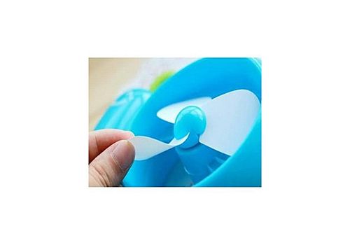 MZ.Lux Mini Ventilateur Mango alimente en USB ou piles - Bleu au meilleur prix au Maroc