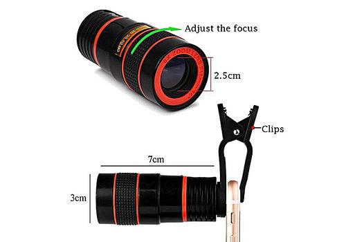TELESCOPE TELEPHONE OBJECTIF 8X ZOOM POUR SMARTPHONES au meilleur prix au Maroc