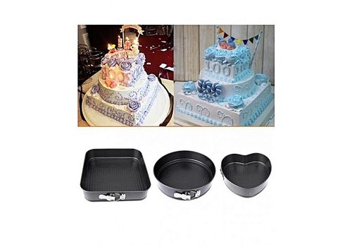 MZ.Lux Pack de 3 moules a gateaux au meilleur prix au Maroc