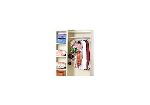 MZ.Lux Cintre Multifonctionnel Pliable pour Foulards & Cravates - 28 trous au meilleur prix au Maroc