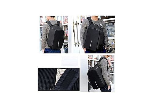 Sac a dos antivol pour Ordinateur Portable tablette et autres avec chargeur USB integre -MZ.LUX au meilleur prix au Maroc