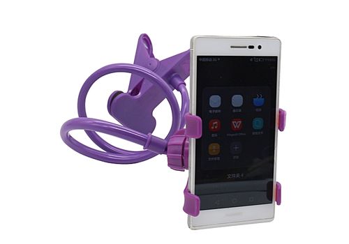 Support Telephone Universal Flexible Rotatif 360¡- Mauve au meilleur prix au Maroc