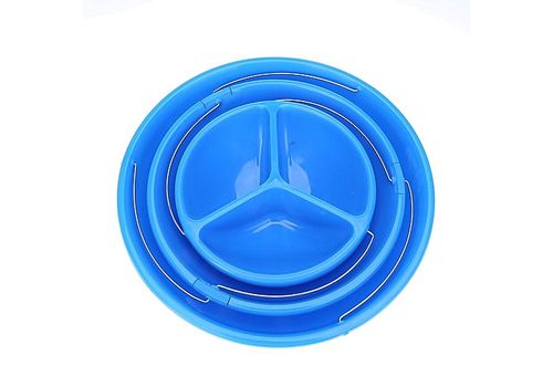 Ensemble de Bol de service a 3 niveaux s'ouvre avec une torsion pour utilisation a l'exterieur comme a l'interieur de maison- Twist Fold MZ.LUX au meilleur prix au Maroc