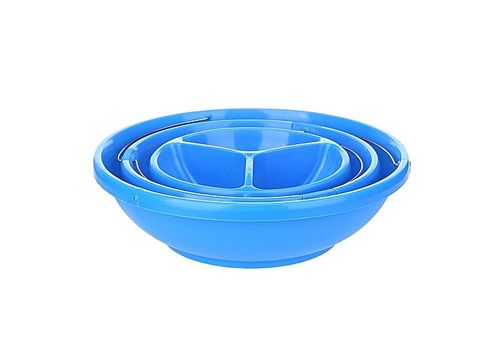 Ensemble de Bol de service a 3 niveaux s'ouvre avec une torsion pour utilisation a l'exterieur comme a l'interieur de maison- Twist Fold MZ.LUX au meilleur prix au Maroc