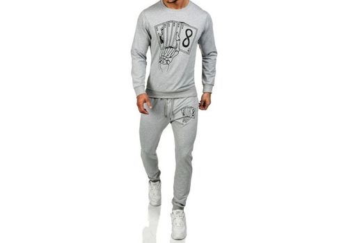 Ensemble  sport 2018 Gris au meilleur prix au Maroc