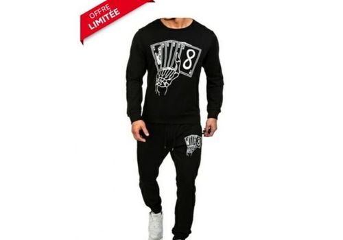 Ensemble  sport 2018 Noir au meilleur prix au Maroc