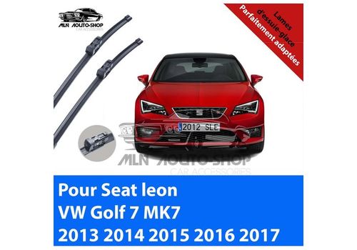 Essuie-Glace de Caoutchouc Naturel special Pour seat leon VW Golf 7 MK7 2013 2014 2015 2016 2017 au meilleur prix au Maroc