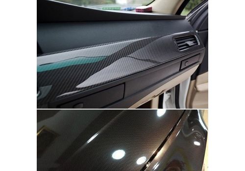 6D Glossy Carbon Vinyle  Autocollants Voiture Maison Moto PC Noir 6D au meilleur prix au Maroc