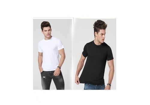 PACK 2 T-SHIRT BLANC ET NOIR au meilleur prix au Maroc